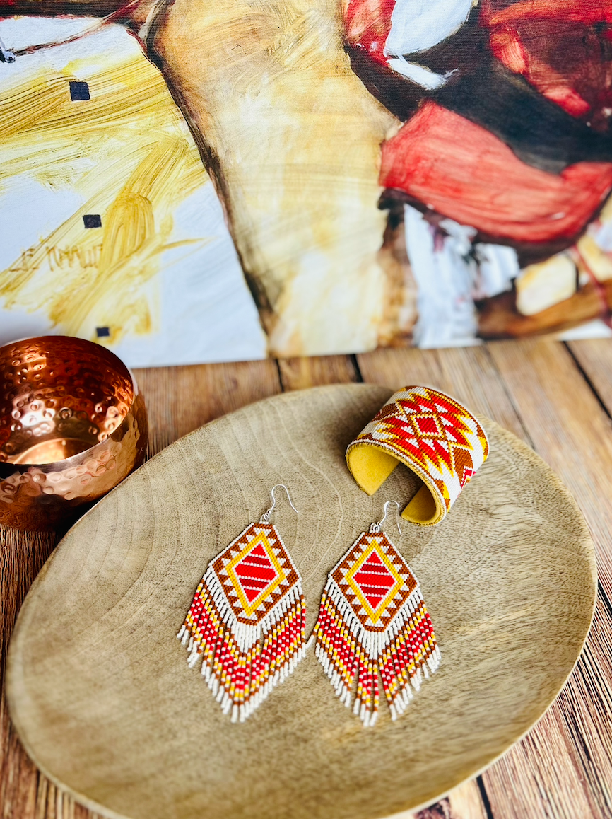 Thunder Bracelet & Earrings Set