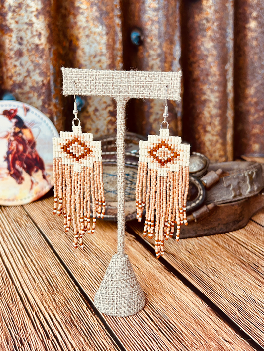 White/Gold Tribal Fringe